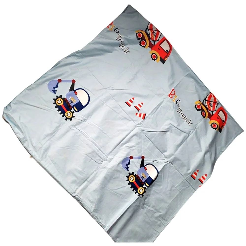 Big Truck Duvet Set Tractor Loader Construction Zone Reverse High Thread Count